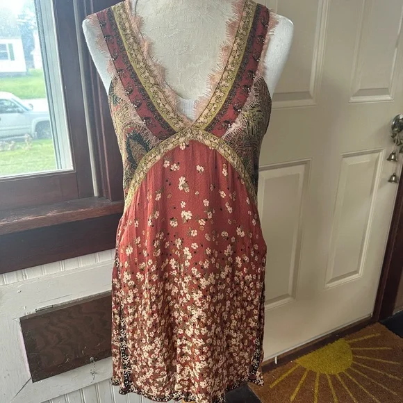 Free People V-Neck Dress - Picture 1 of 4